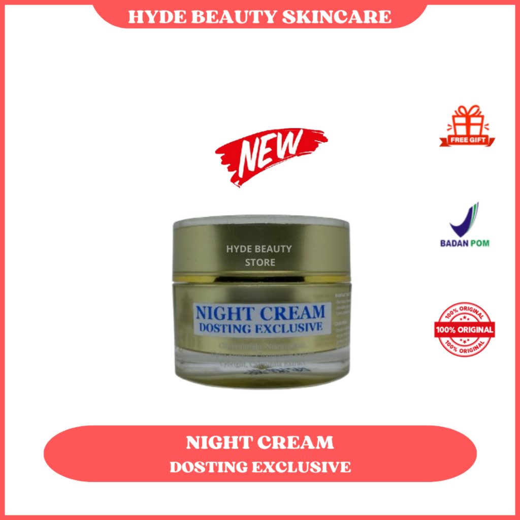 Night Cream Hyde Beauty Skincare Bpom Cream Malam Forte