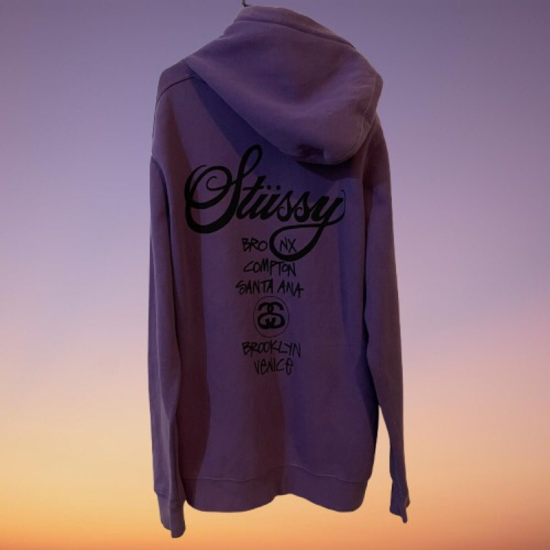 stussy world tour hoodie