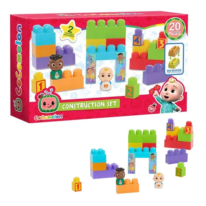 Cocomelon Construction Set Balok 20 pieces