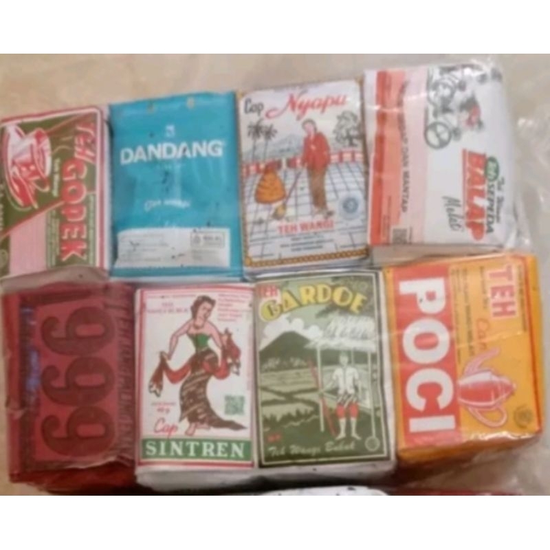 

Paket 8 Teh Racikan Solo teh tumbruk teh Nusantara paket usaha 40gram