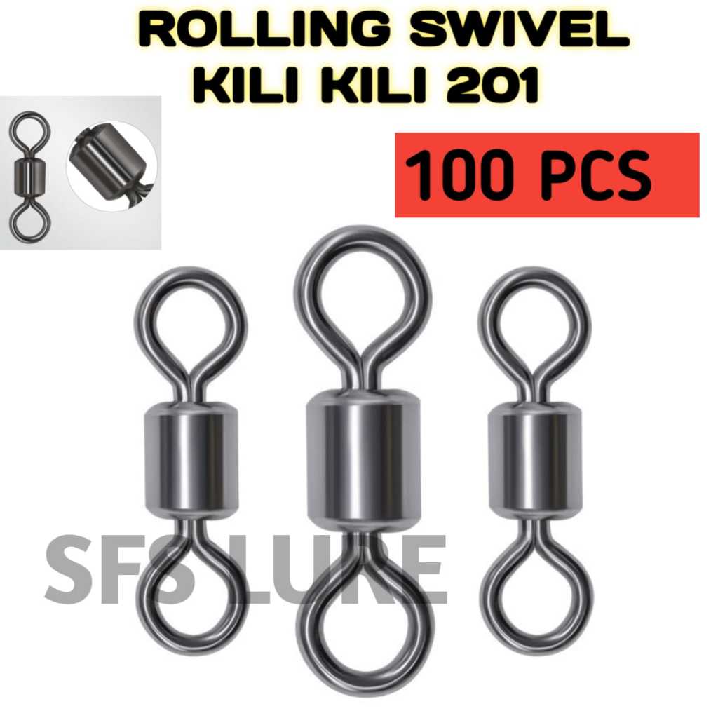 Swivel kili kili 201 100pcs swivel kili kili kuat 201 rolling swivel roling swivel kili kili swivel 