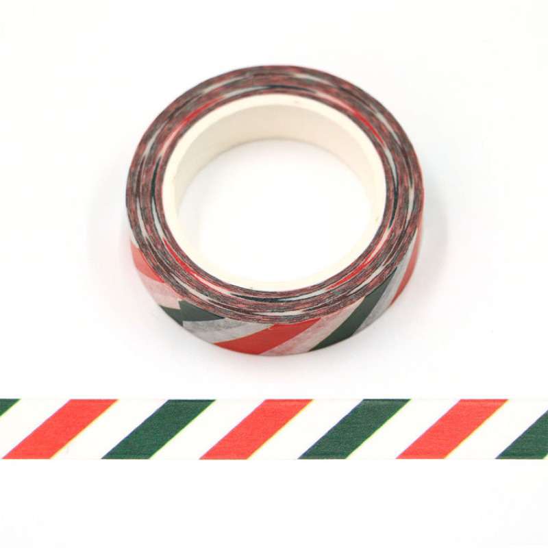

10MM x 10M ASSORTED PATTERN WASHI TAPE - SELOTIP DEKORASI