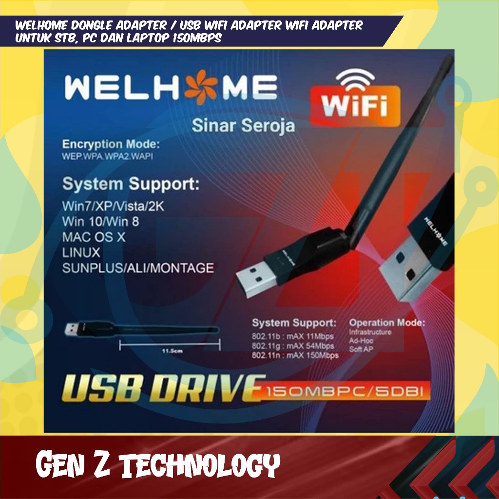 USB Wifi Dongle Antena Wifi STB SET TOP BOX