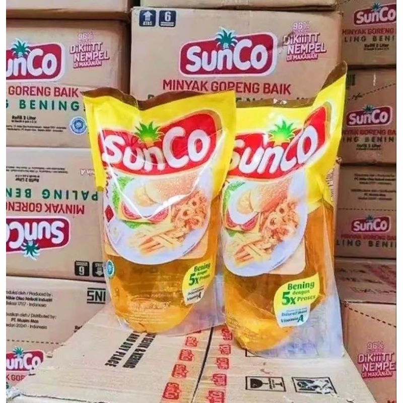 

MINYAK GORENG SUNCO POUCH 2 LITER 1 DUS