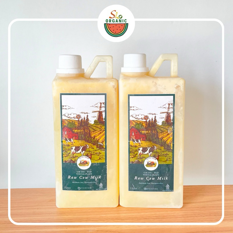 

SUSU SAPI MURNI MENTAH GRASSFED RAW COW MILK 1 LITER - FALIK FARM