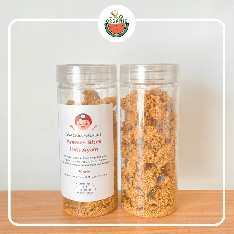 

KREMESAN HATI AYAM ORGANIC 70GR - MACARAMEL KIDS