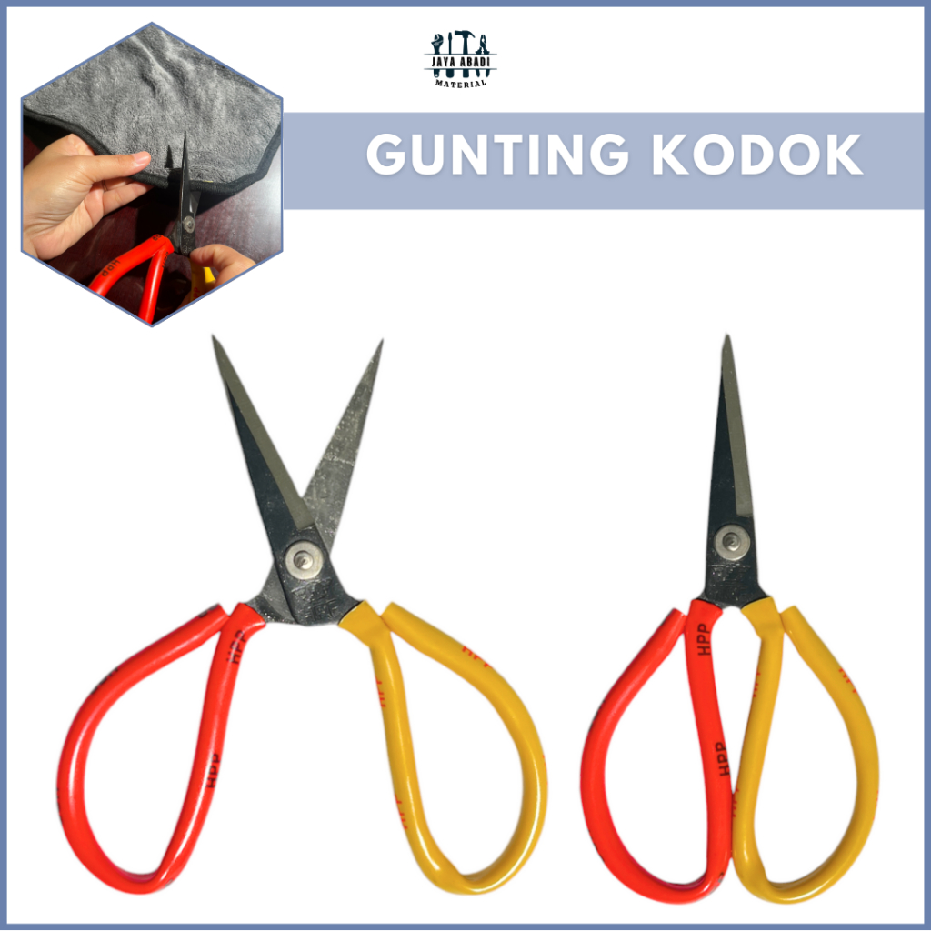 

[JAM] Gunting Kodok / Gunting Kain / Tailor Scissors / Gunting Serbaguna Merek HPP
