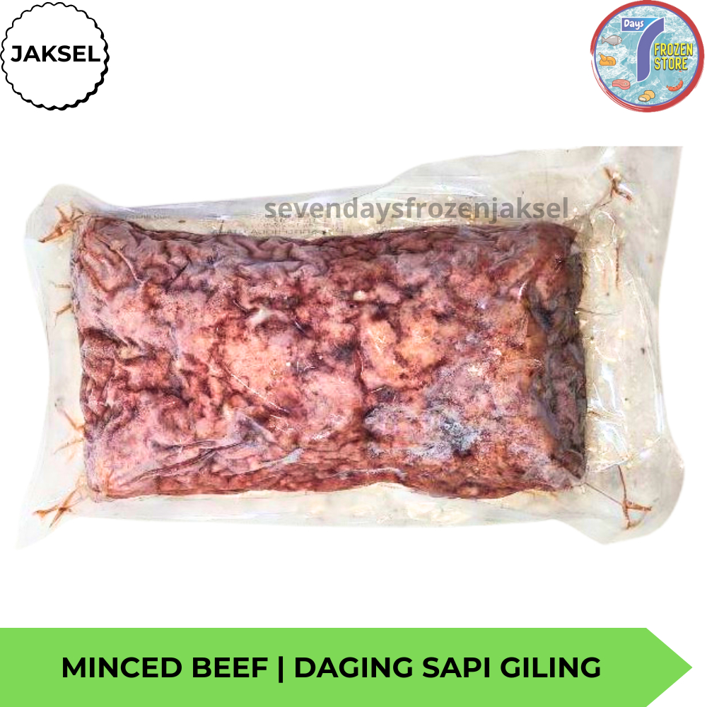 

Minced Beef | Daging Sapi Giling Beku Frozen Import kemasan 1 kg