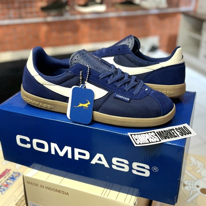 [ORIGINAL] SEPATU COMPASS TRIBUNE NAVY GUM || COMPASS TRIBUN