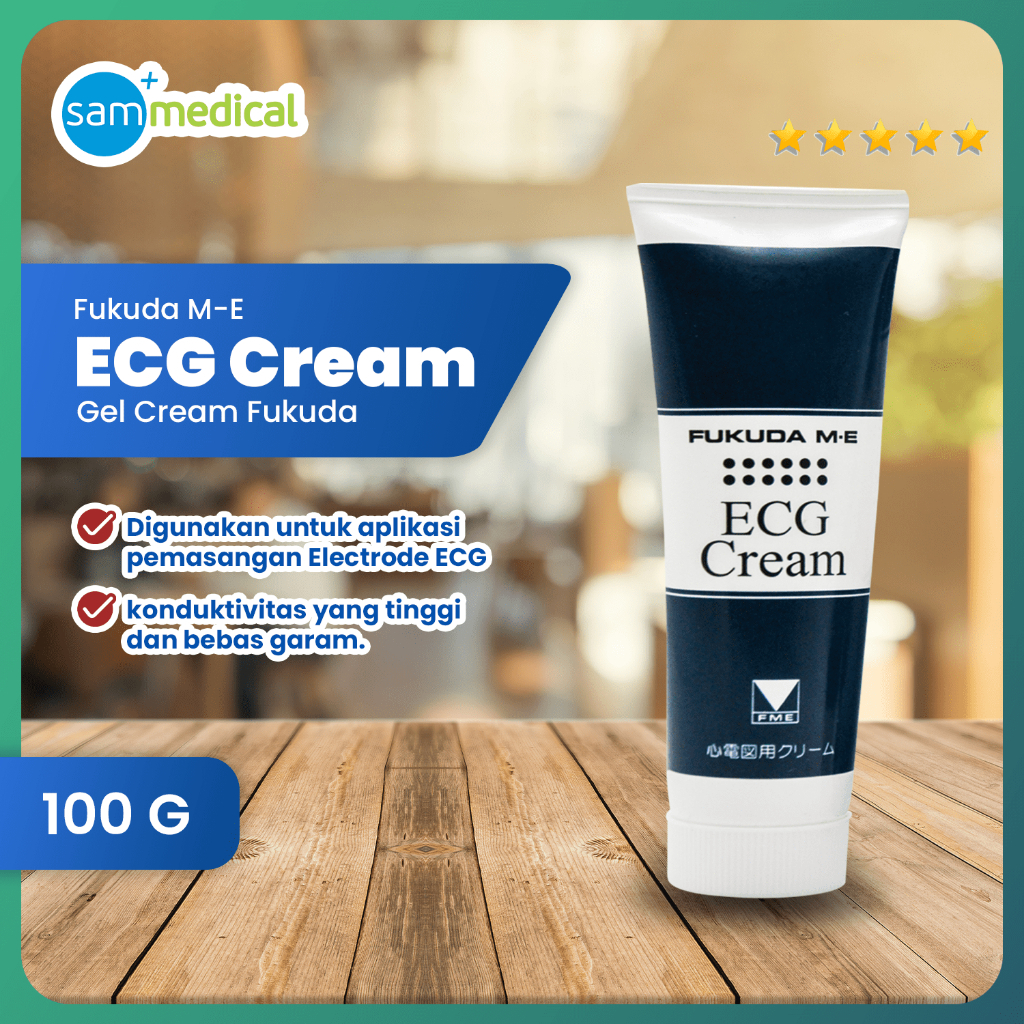 Fukuda ECG Cream / EKG Cream 100 gram @Tube / Krim EKG