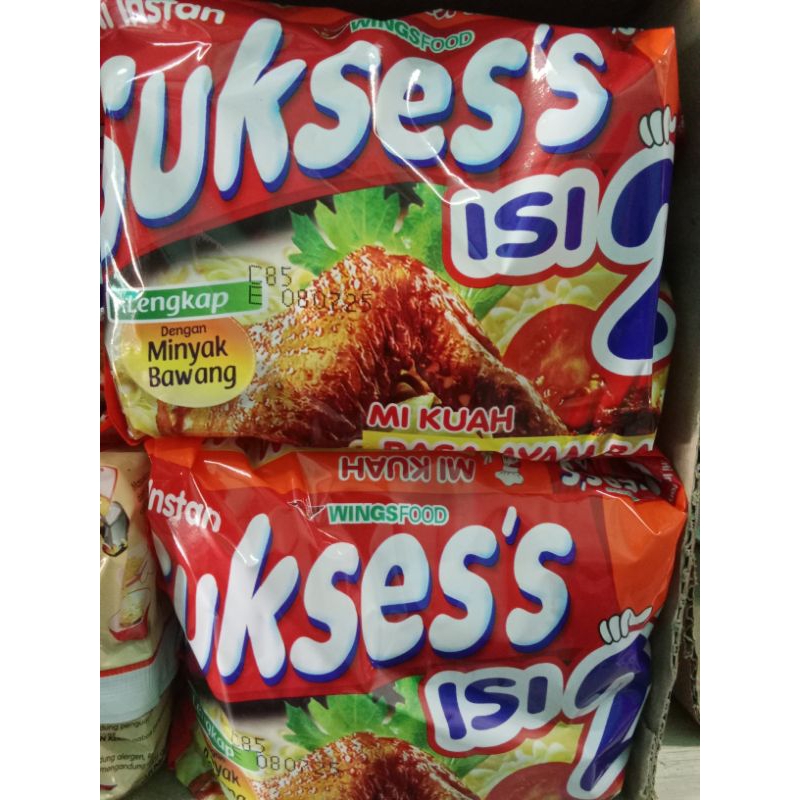 

Mie sukses isi 2 kuah rasa ayam bawang