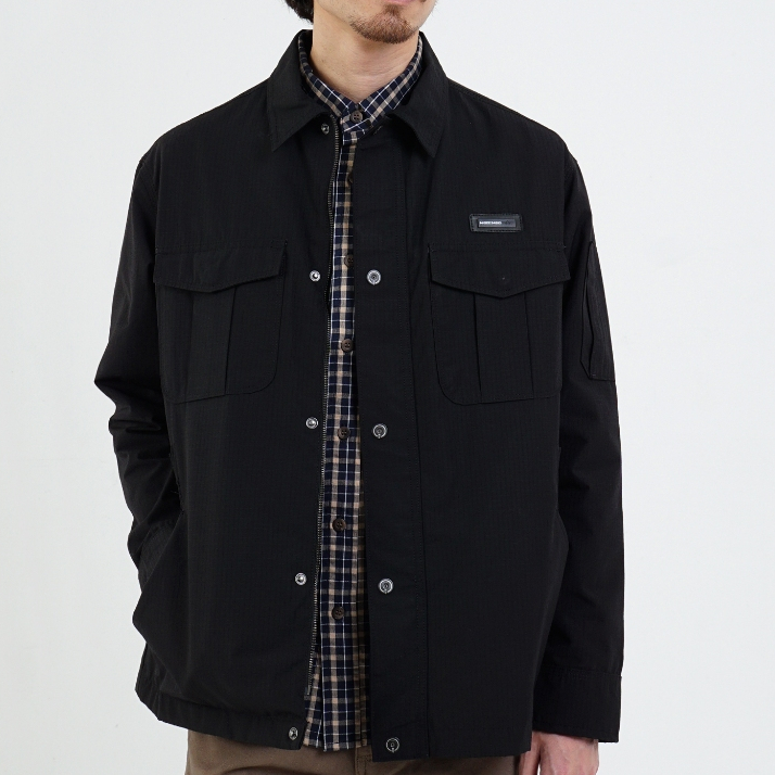 Jaket MGEE Pria Outdoor Parka C011 Black