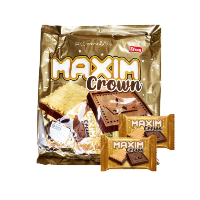 

ELVAN MAXIM CROWN biskuit coklat impor Turki