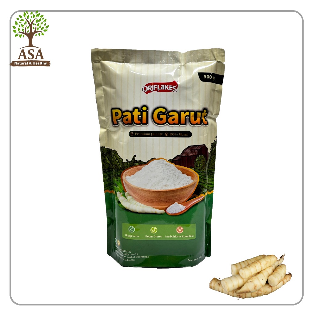 

Oriflakes Tepung Pati Garut 500 gram