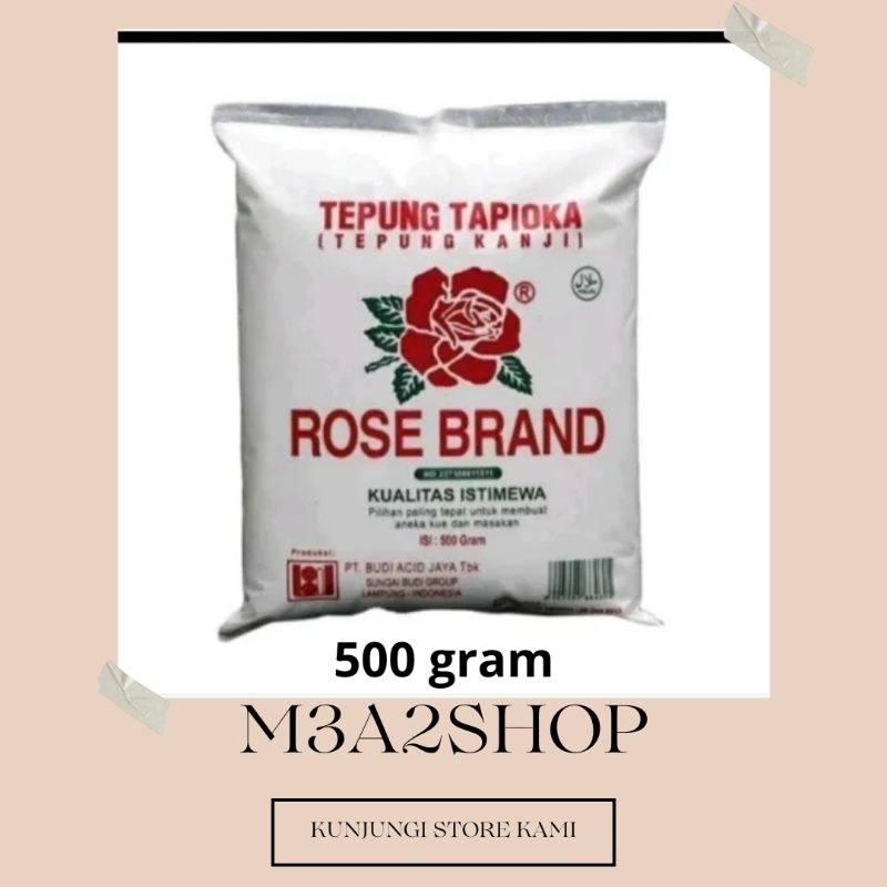 

ROSE BRAND TEPUNG TAPIOKA KANJI ISI 500 GRAM