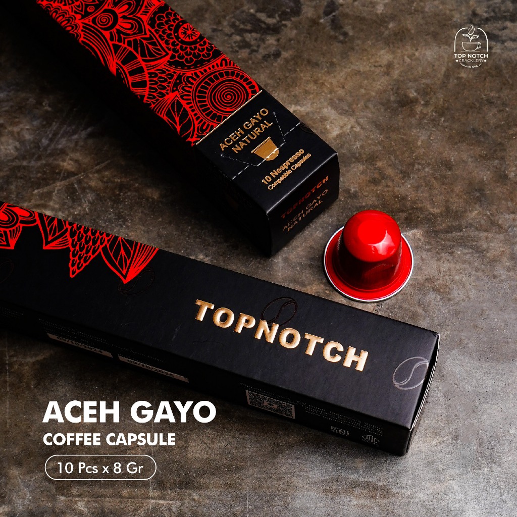 

Topnotch Coffee Capsule | Aceh Gayo | 10pcs @8Gr