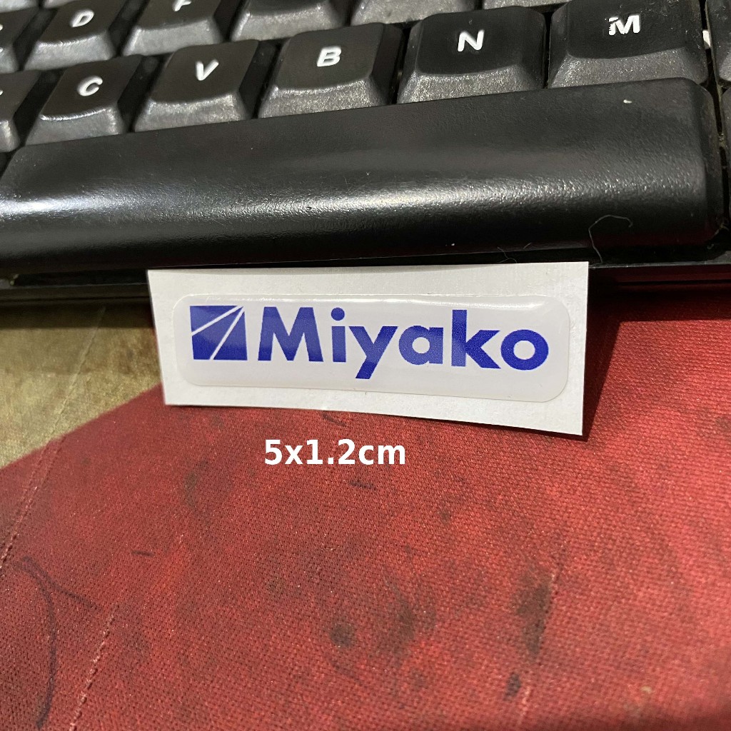 

Sticker Timbul Resin MIYAKO Logo Stiker Lycal 3D Kecil Satuan