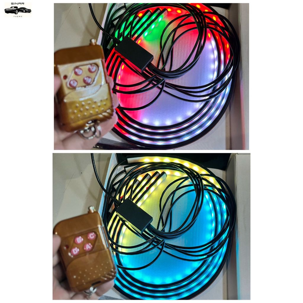 Lampu Led Grill RGB 60cm / Lampu Led Kolong RGB Mobil 60cm