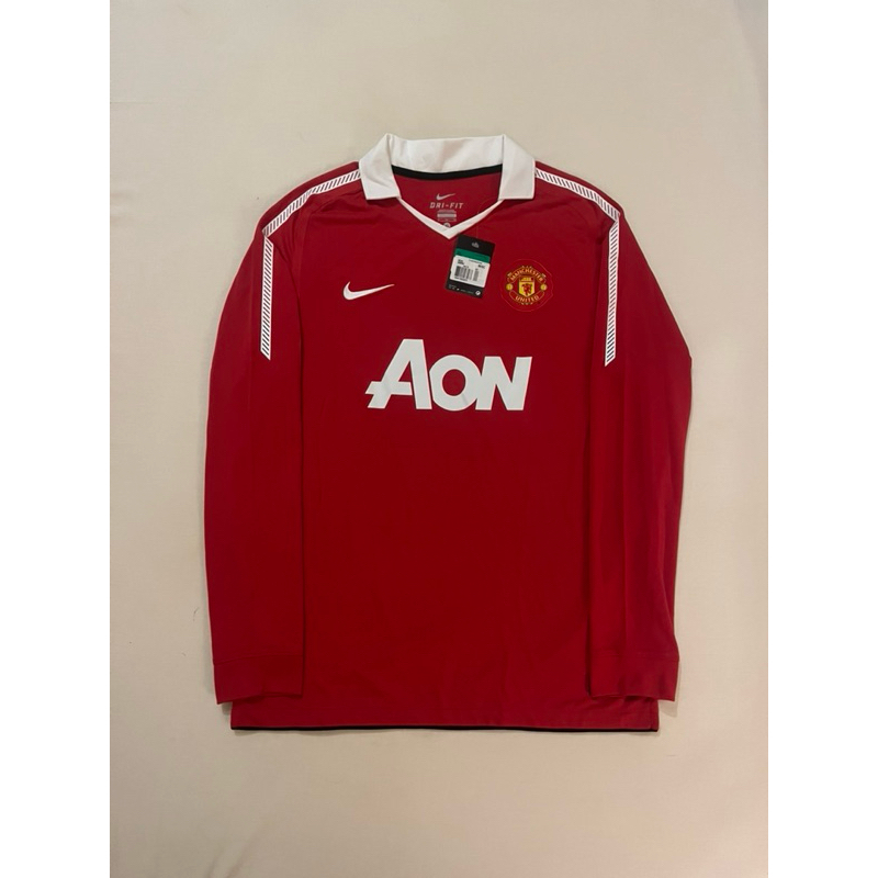 Jersey Manchester United Home 10/11 Long Sleeve Player Issue Original BNWT Brand New With Tag Size X