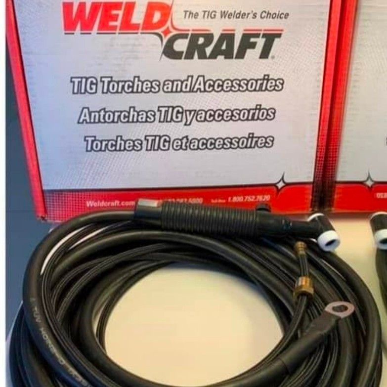 TIG TORCH WP 26V WP-26V WELDCRAFT