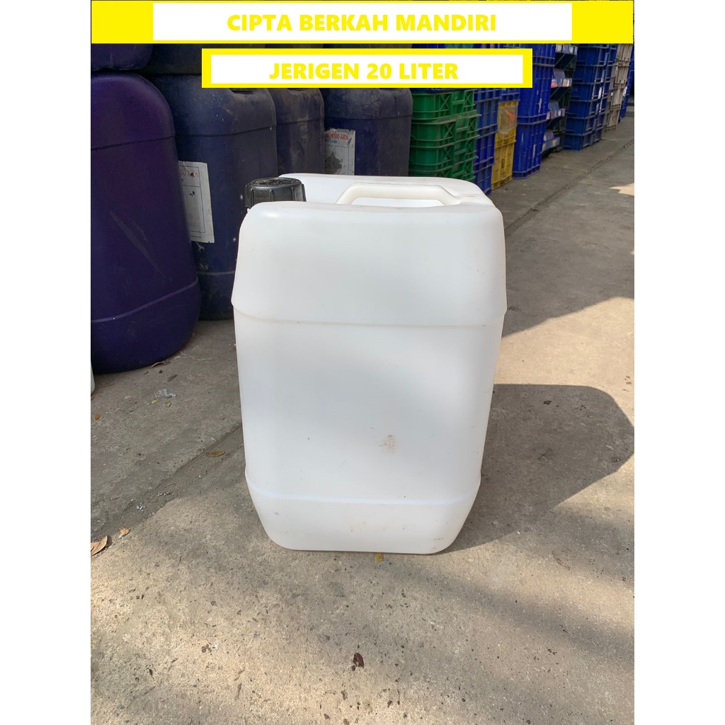 Jerigen Putih 20kg Jerigen Putih 20 Liter Drigen Putih 20kg / 20liter