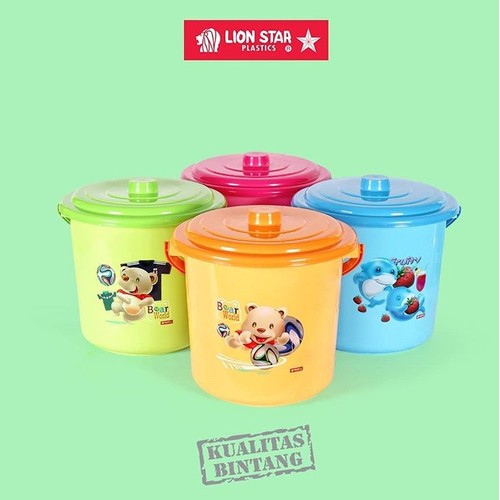 Ember / Timba Air Plastik Lion Star - EMBER 4GL ELEGANT+TUTUP LS LION STAR