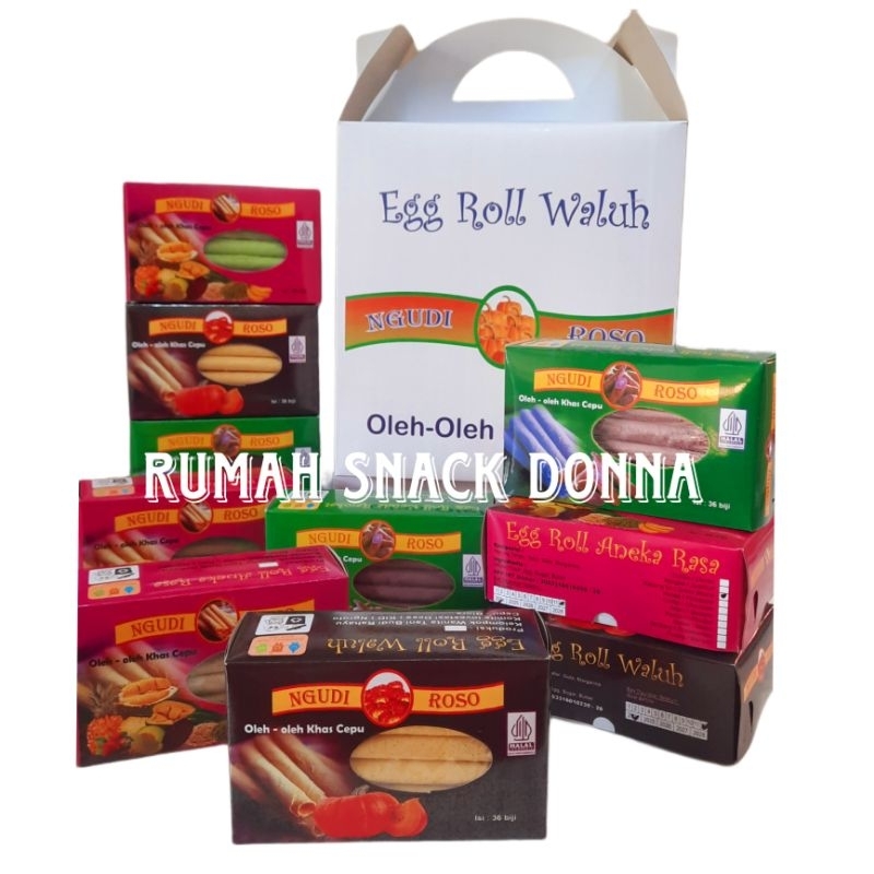 

Hampers Eggroll (10 pcs) Ngudi Roso Oleh-oleh Khas Cepu Blora