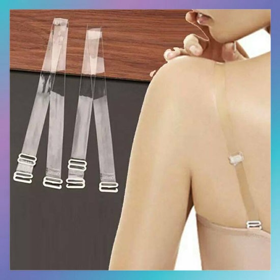 Tali Bra Transparan / Tali Bh Silicone /Tali Bh Bening Invisible Bra Super Stretch Strap Bra Premium