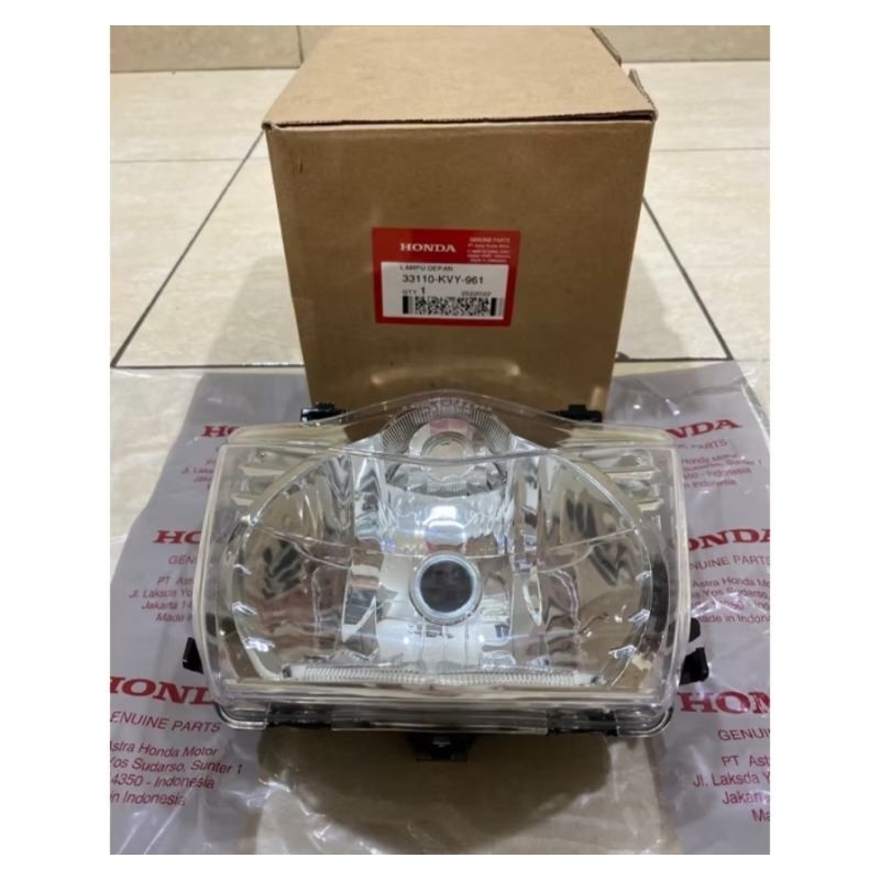 lampu depan beat karbulator asli 33110kvy961