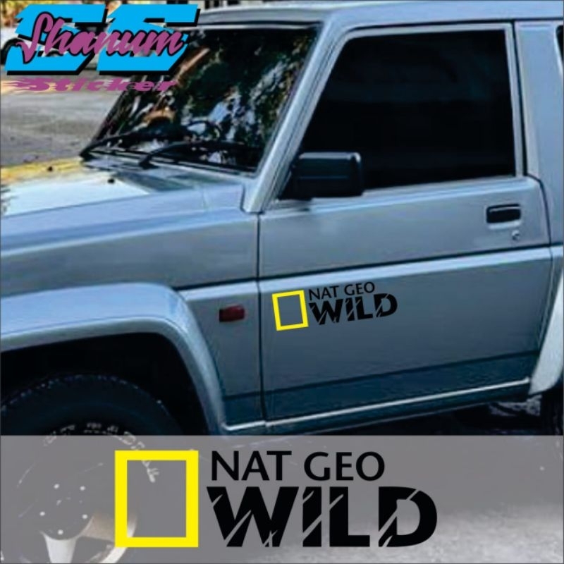 STIKER CUTTING NAT GEO WILD
