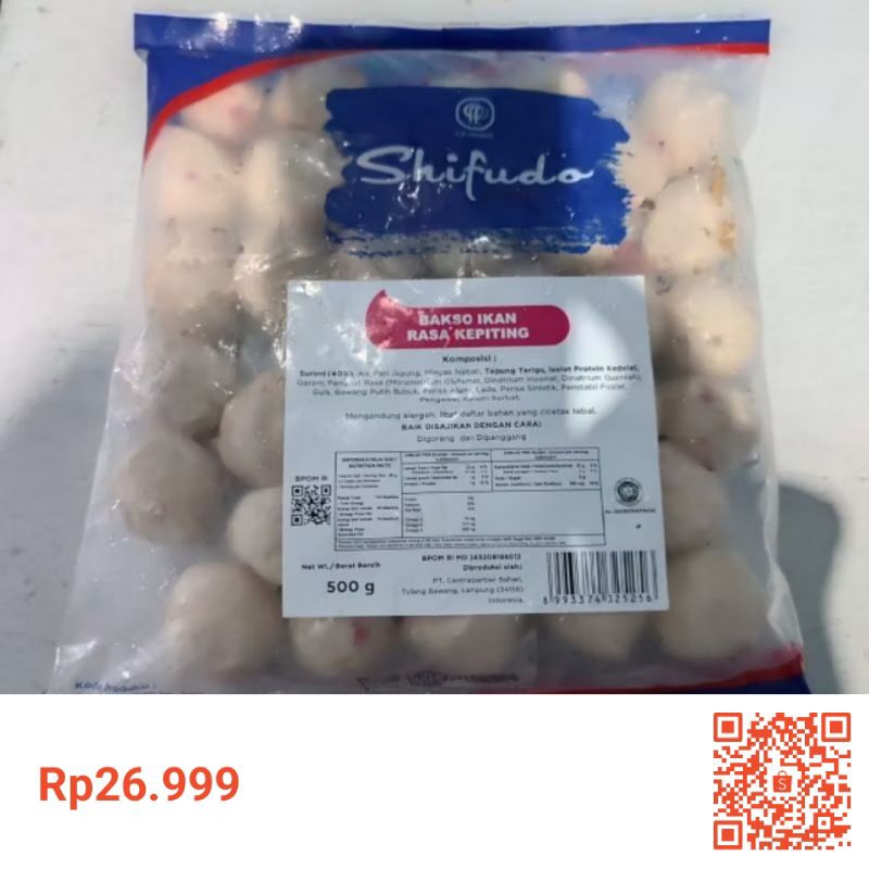 

shifudo olahan ikan kembang cumi bakso ikan dumpling