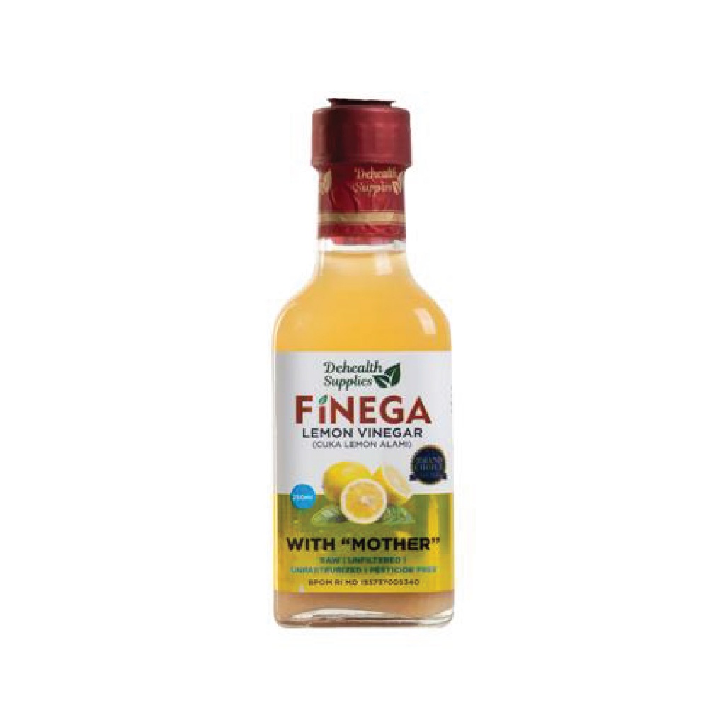 

Finega Lemon Vinegar 250ml / Cuka Lemon Alami