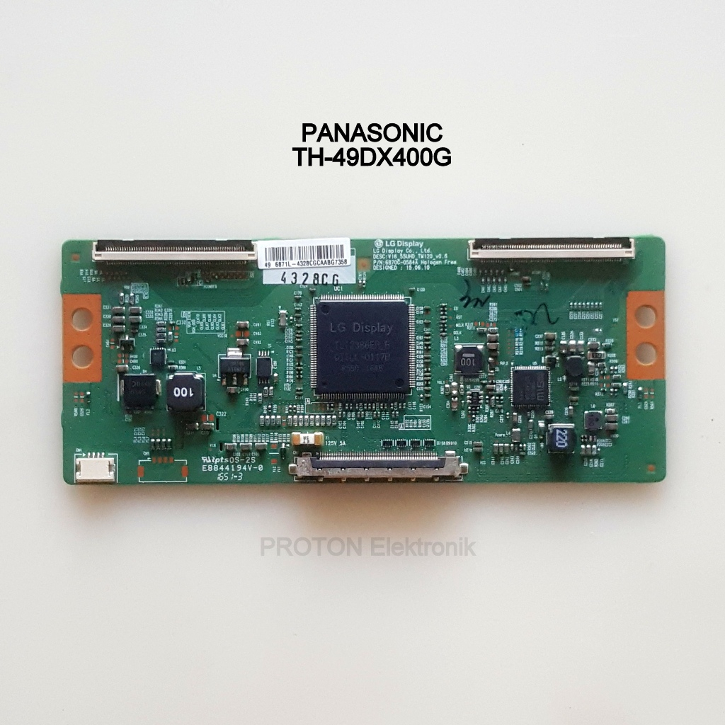 T-Con LED TV Panasonic TH-49DX400G Tcon Tikon 6870C-A0584