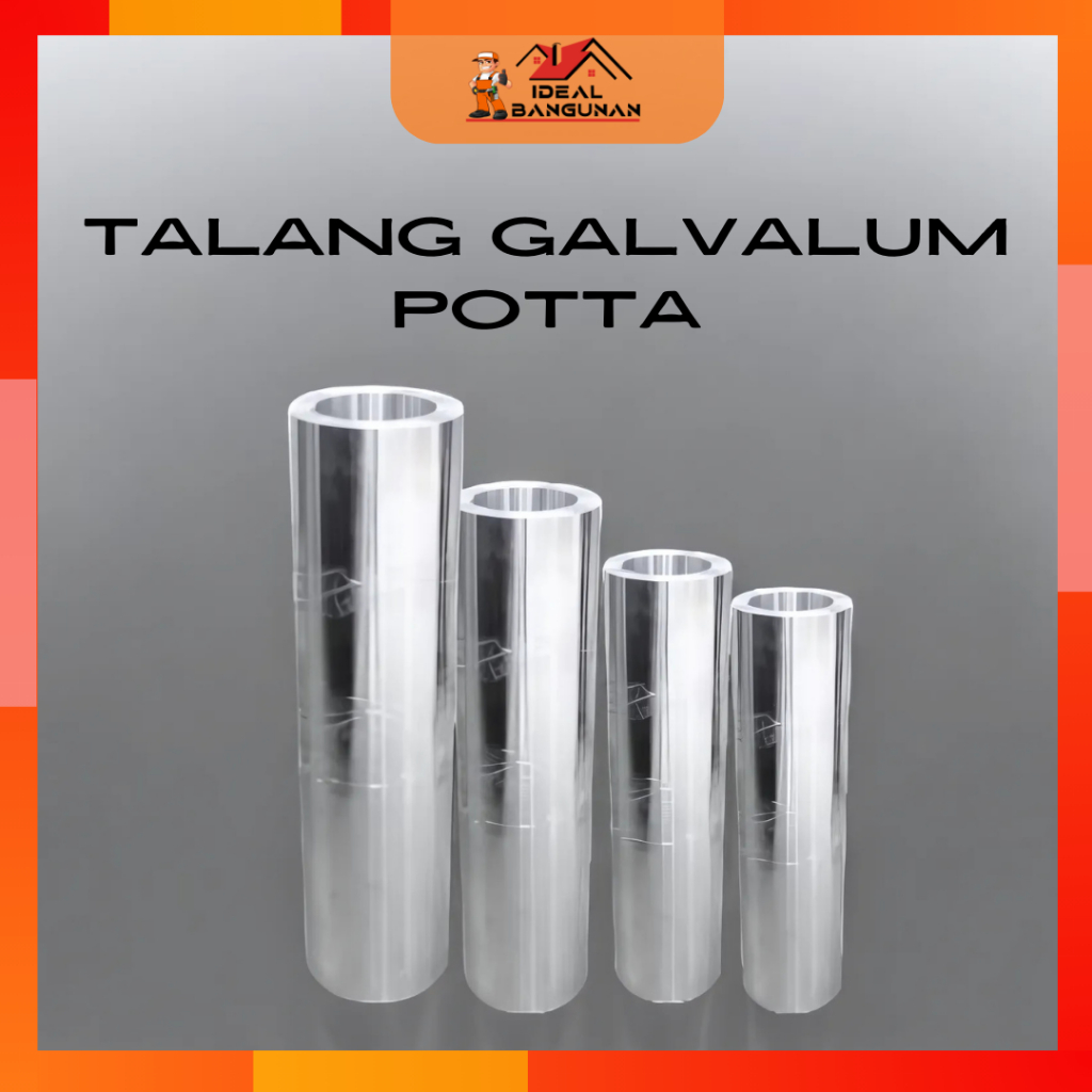 [ READY ] TALANG GALVALUM POTTA | SENG TALANG GALVALUM MERK POTTA ANTI KARAT KETEBALAN 0,25 MM | TAL
