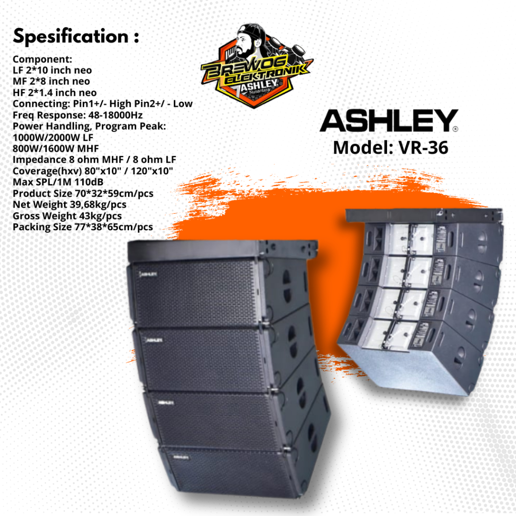 LINE ARRAY VR-36 ASHLEY
