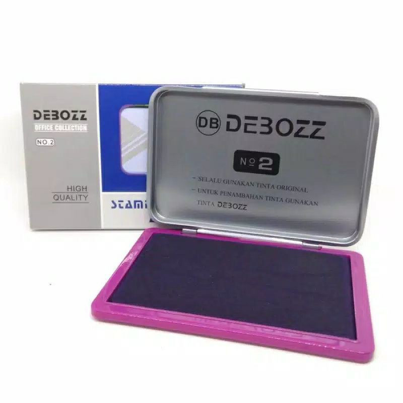 

BANTALAN STEMPEL/STAMP PAD DEBOZZ WITHOUT INK NO. 2
