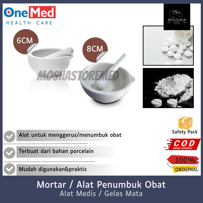 Herjunot Sport Onemed-Mortar Penumbuk Obat/Penggerus Obat