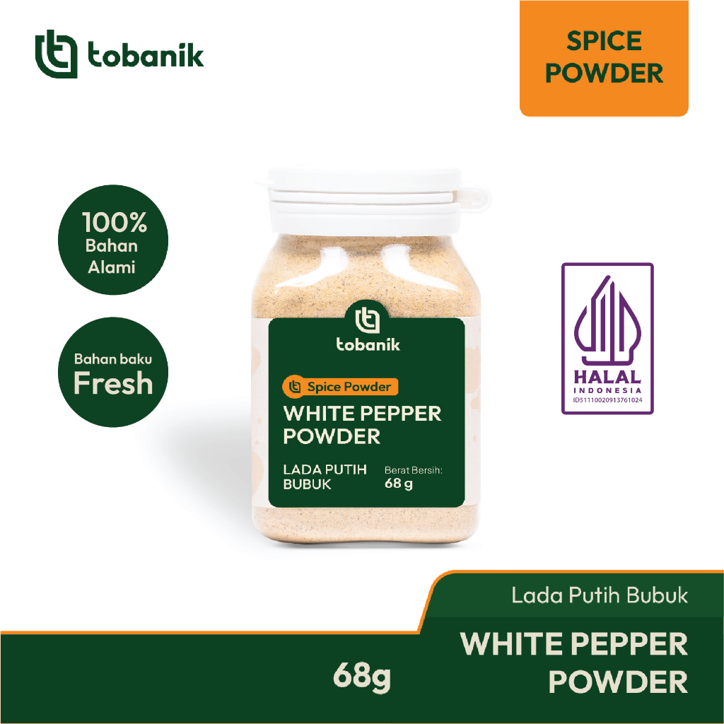 

Lada Putih Bubuk Khas Bangka 68 gram / White Pepper Powder