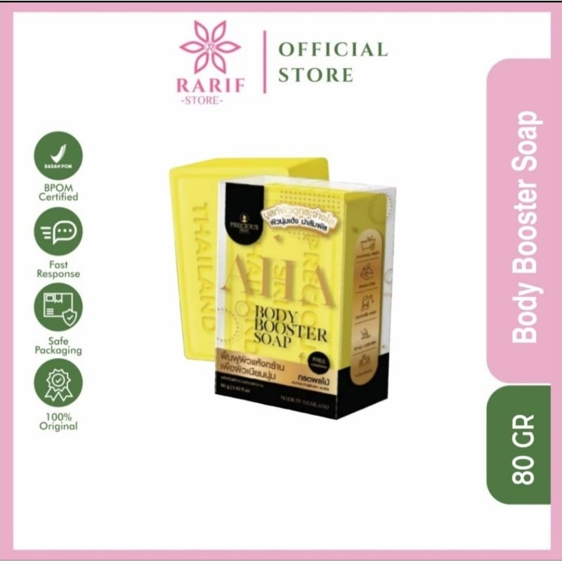 Precious  Skin Thailand AHA Body Booster Whitening Soap/Sabun AHA/Sabun Pemutih Badan