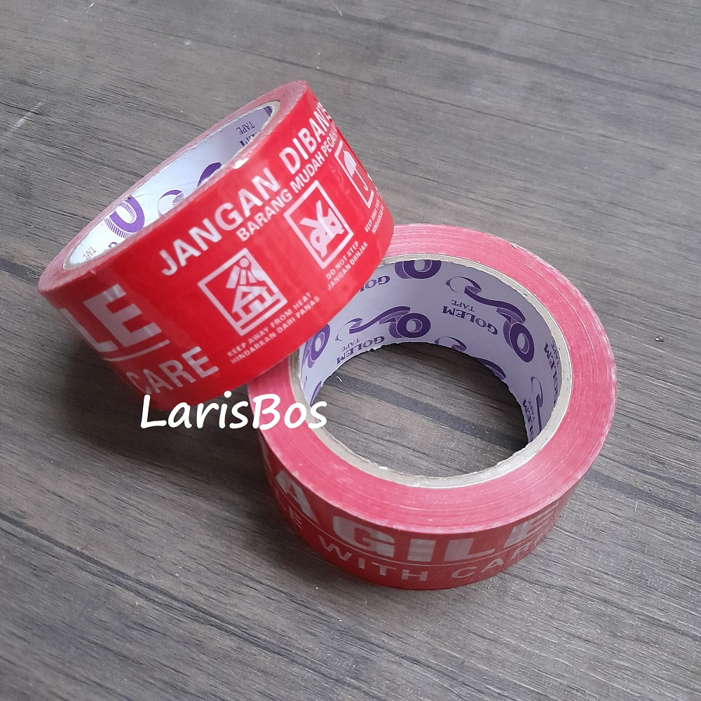 

Lakban Isolasi Fragile Merah Putih (48mm 72/ 90yard)