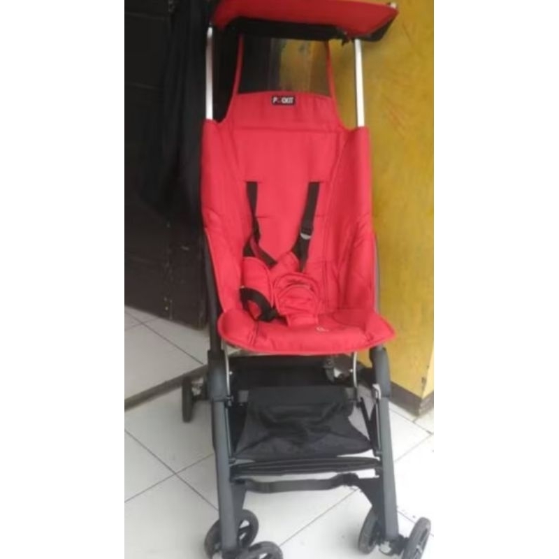 Preloved Stroller Pockit gen 2S Chocolate Urbini