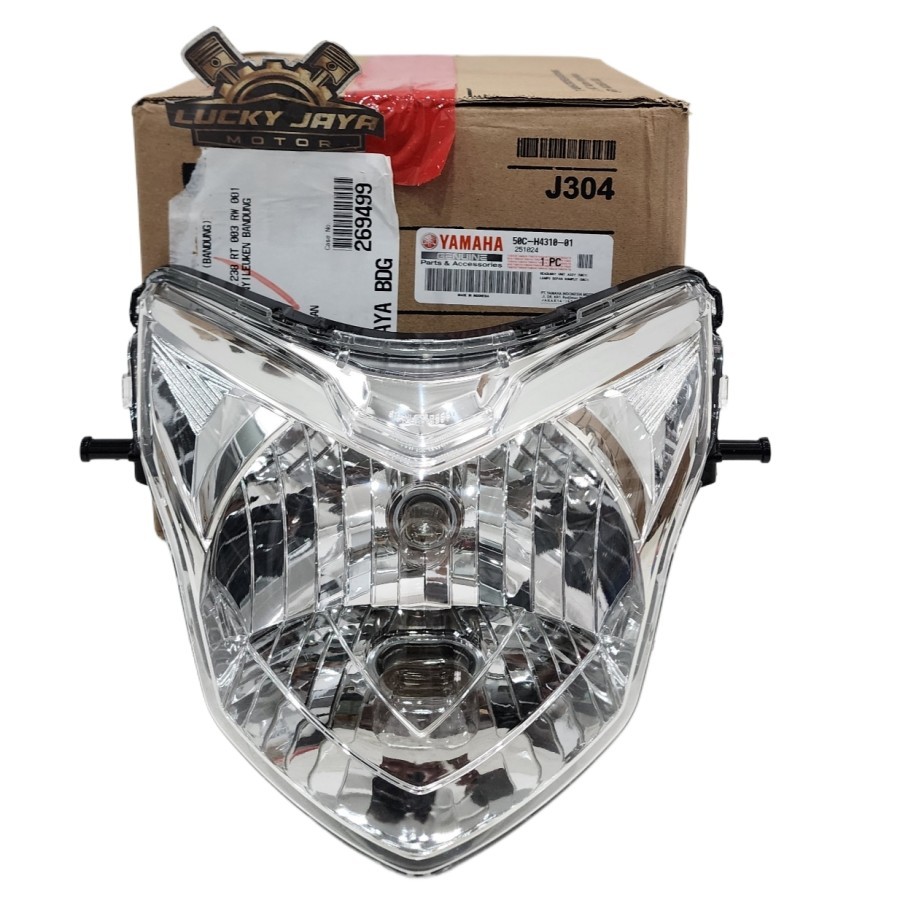 Lampu Depan Reflektor Jupiter Mx New 135 50C-H4310-01 Original Yamaha Plus Bohlam Dan Fitting