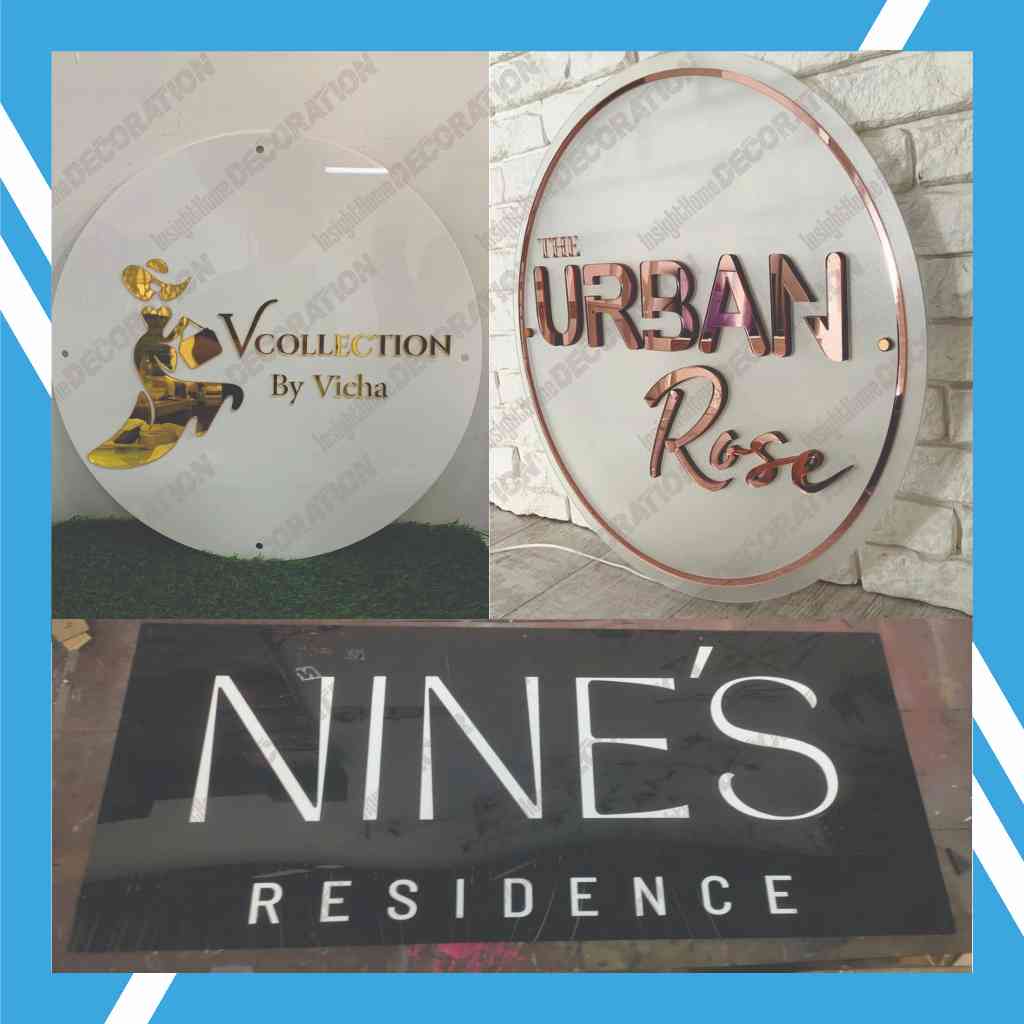 Custom Papan Nama Perusahaan Papan Nama Toko Logo Signage Acrylic