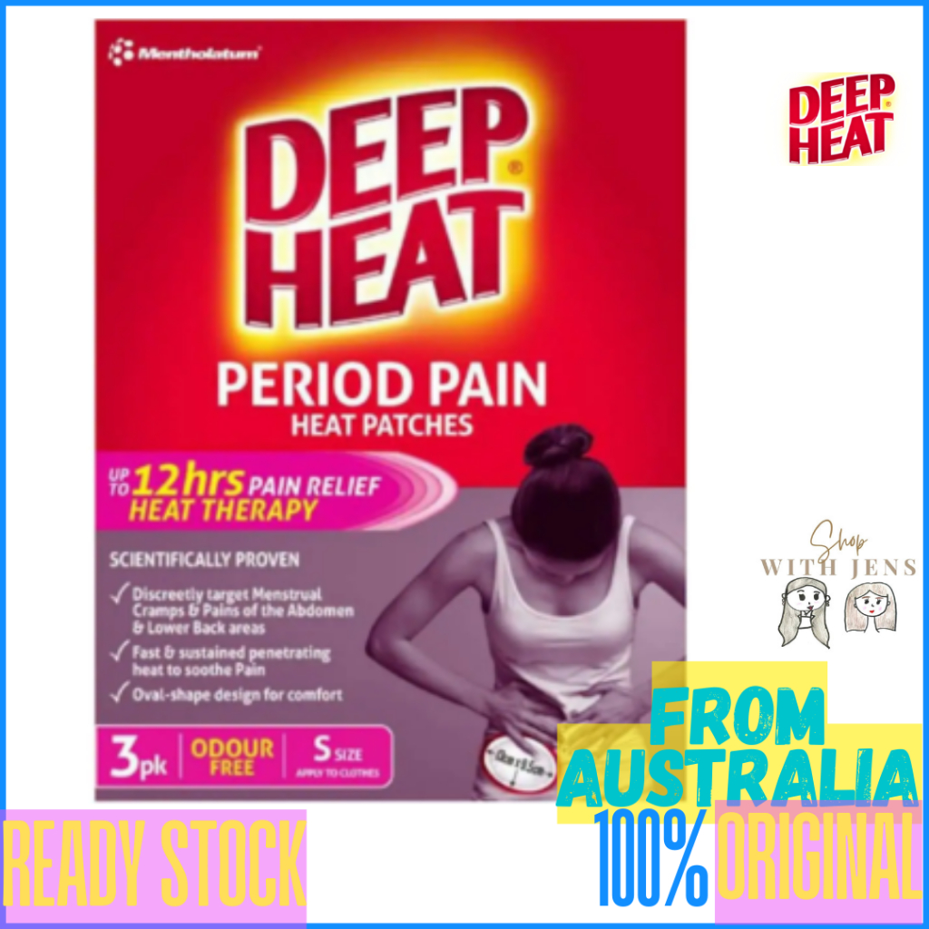 Deep Heat Period Pain Heat Patches 3 Pack