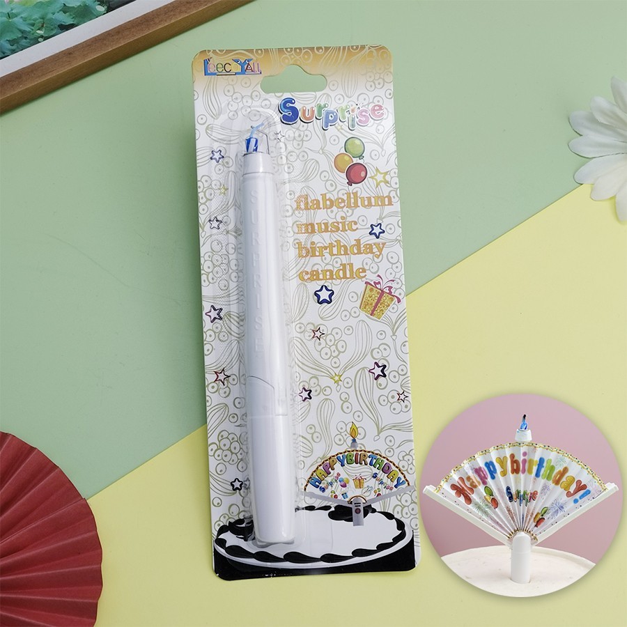 lilin ulang tahun model kipas - bday candle - lilin ultah