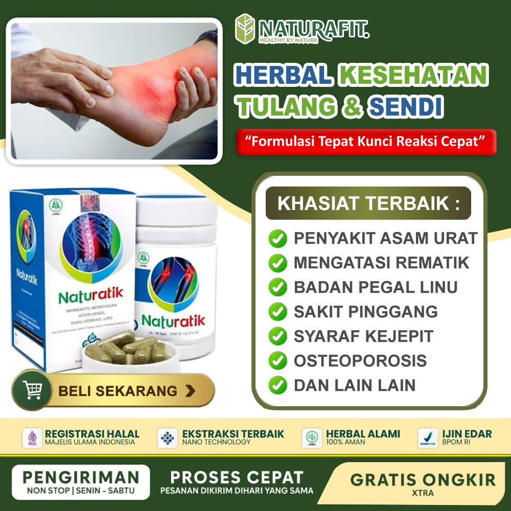 Obat asam urat nyeri sendi rematik kolestrol pegal linu pengapuran tulang encok nyeri lutut saraf ke
