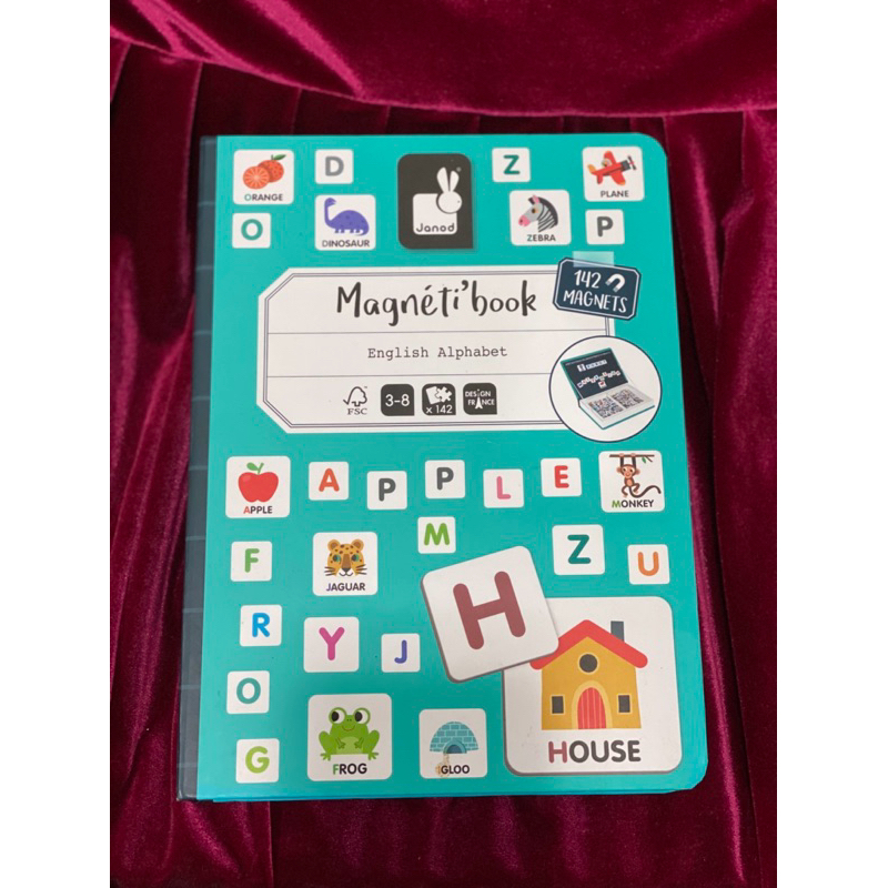 

Janod - magnetic book alphabet