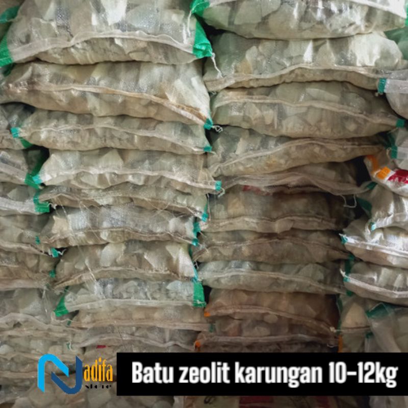 batu zeolit karungan / zeolit / batu zeolit / media filter zeolit / media filter