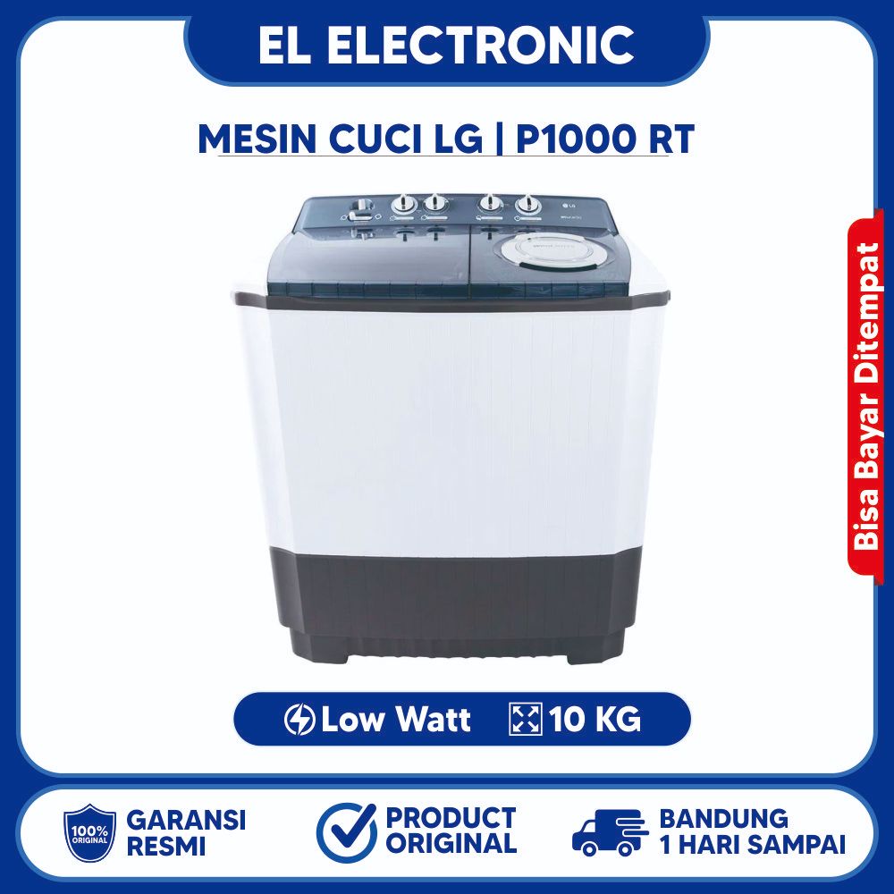Mesin Cuci LG 2 Tabung P-1000 RT Besar