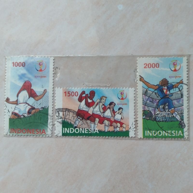 

Perangko Prangko Set Lengkap Seri Piala Dunia Korea Japan 2002 Used - YN2101